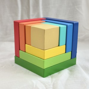 Rainbow Nesting Block - Image 1