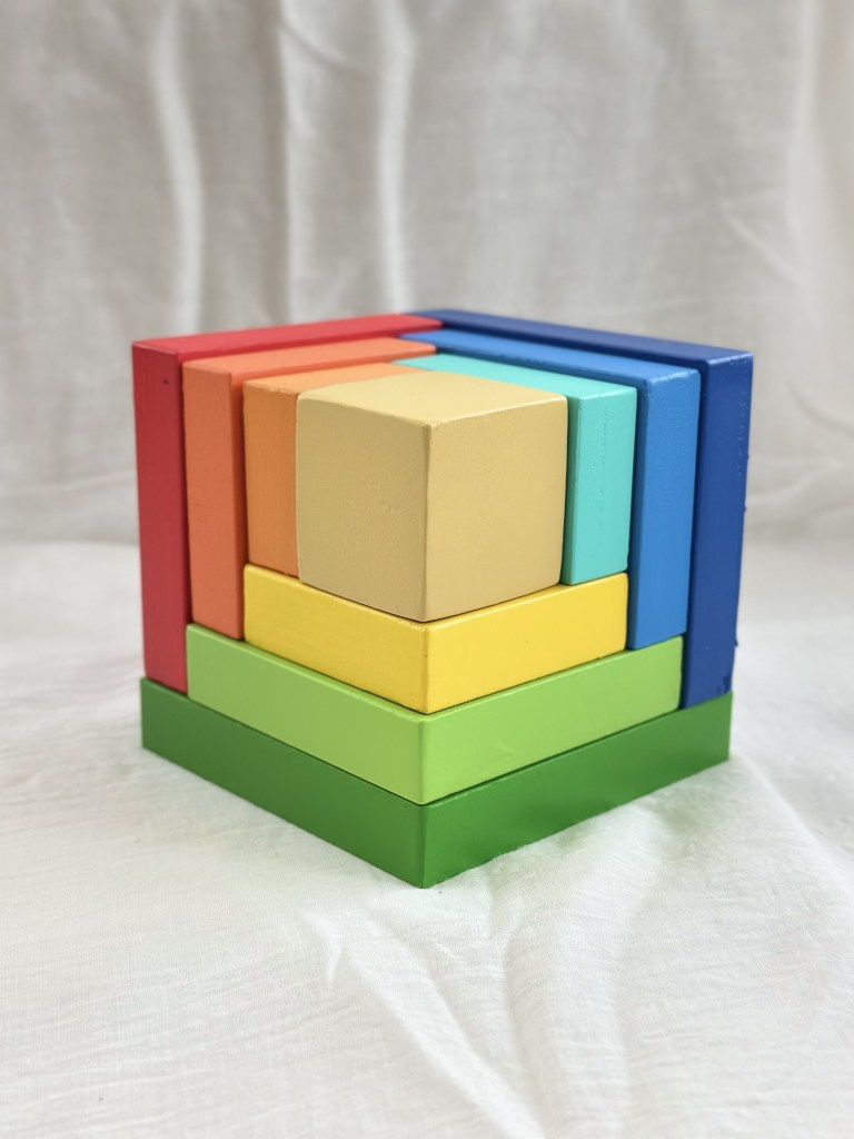 Rainbow Nesting Block