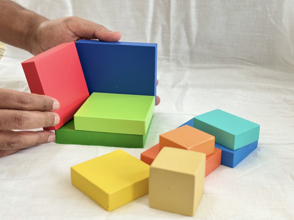 Rainbow Nesting Block